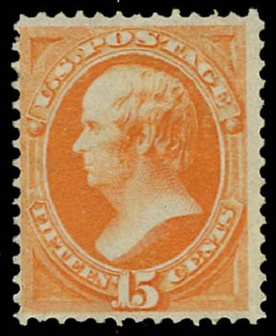 Cost of US Stamps Scott Cat. #141 - 1870 15c Webster Grill. Daniel Kelleher Auctions, Oct 2011, Sale 626, Lot 159