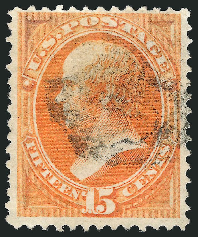 Prices of US Stamps Scott #141: 15c 1870 Webster Grill. Robert Siegel Auction Galleries, Sep 2009, Sale 976, Lot 1539