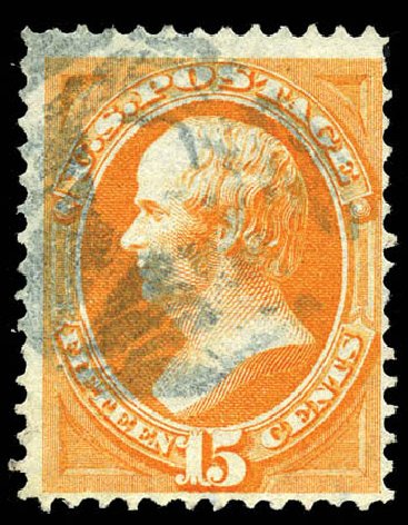 US Stamps Price Scott Catalog #141 - 15c 1870 Webster Grill. Matthew Bennett International, Mar 2012, Sale 344, Lot 4354