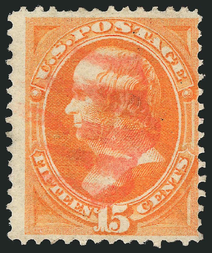 Value of US Stamp Scott Cat. # 141 - 1870 15c Webster Grill. Robert Siegel Auction Galleries, Mar 2011, Sale 1007, Lot 2334