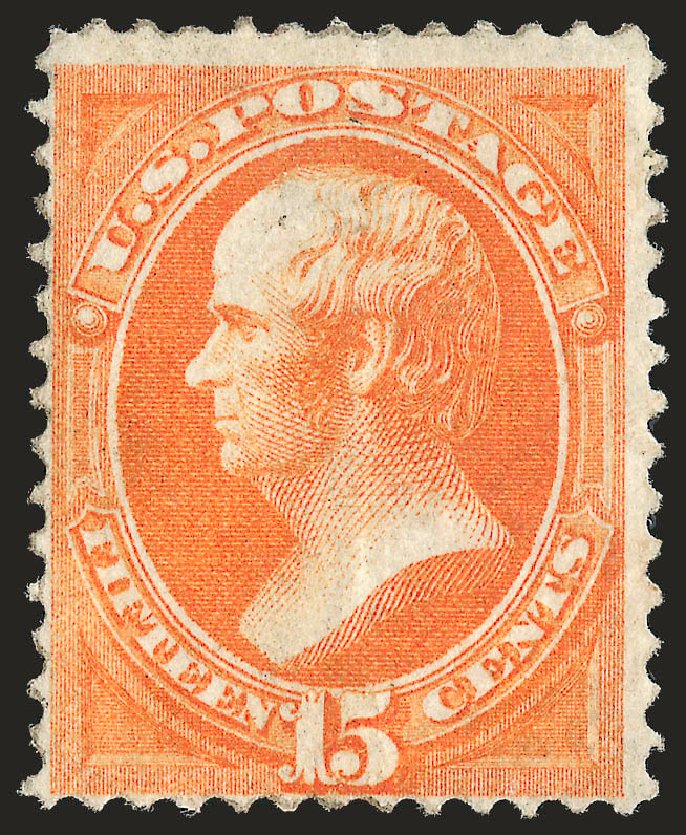 Costs of US Stamps Scott Catalogue #141 - 15c 1870 Webster Grill. Robert Siegel Auction Galleries, Dec 2009, Sale 982, Lot 5424