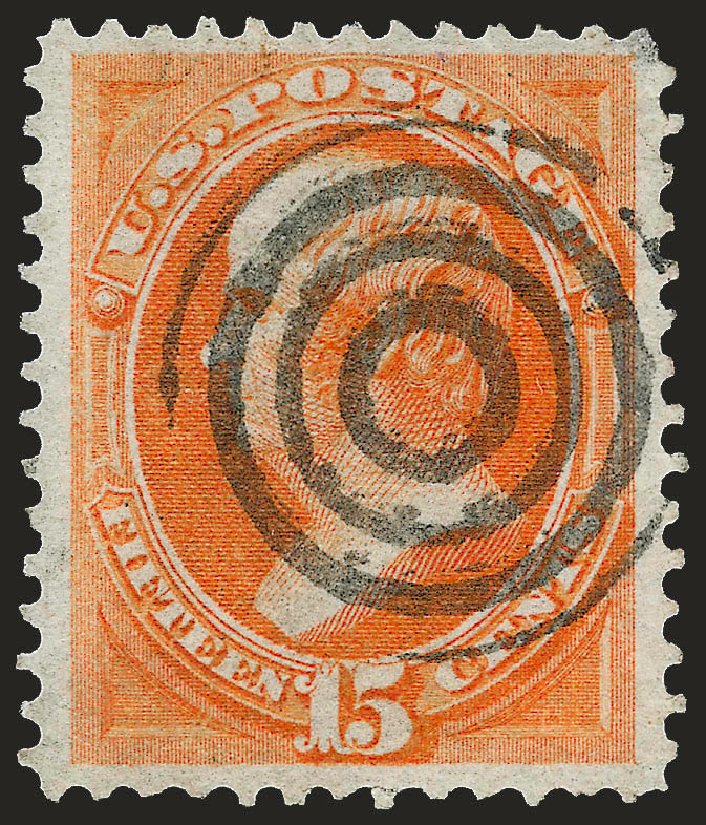 Cost of US Stamps Scott Catalog #141 - 15c 1870 Webster Grill. Robert Siegel Auction Galleries, Sep 2008, Sale 962, Lot 2432