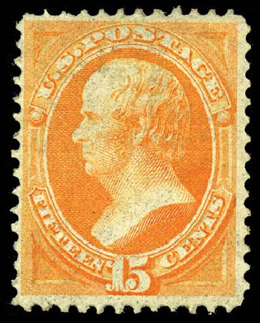 US Stamp Price Scott Catalog 141 - 1870 15c Webster Grill. Matthew Bennett International, Mar 2012, Sale 344, Lot 4353