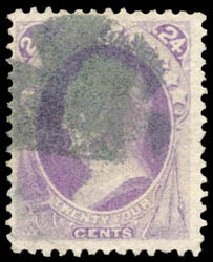 US Stamps Value Scott 142 - 24c 1870 Winfield Scott Grill. Schuyler J. Rumsey Philatelic Auctions, Apr 2015, Sale 60, Lot 2144