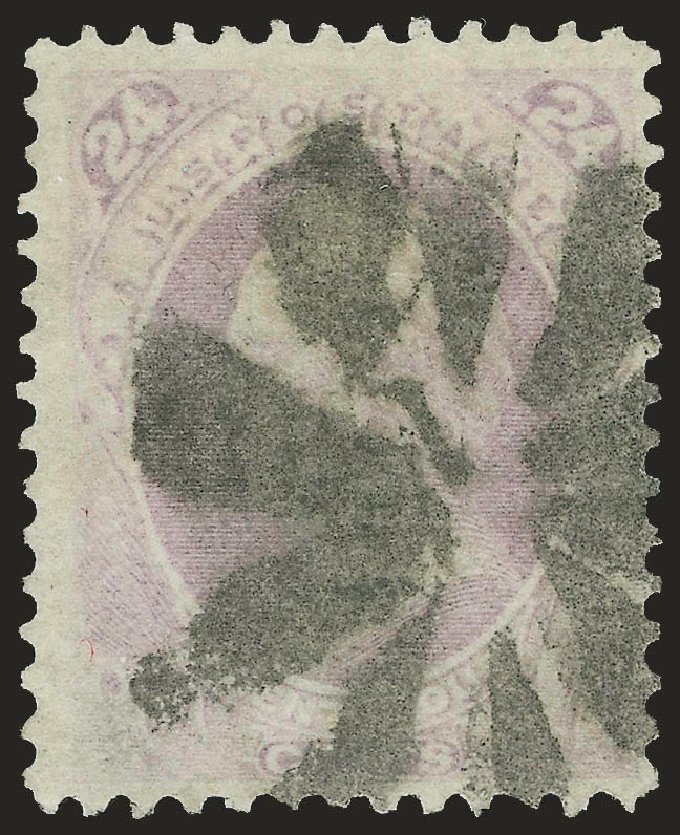 US Stamp Prices Scott Cat. #142: 24c 1870 Winfield Scott Grill. Robert Siegel Auction Galleries, Apr 2009, Sale 972, Lot 3145