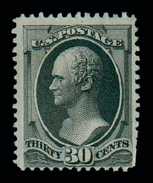 Costs of US Stamps Scott # 143: 1870 30c Hamilton Grill. Matthew Bennett International, Dec 2007, Sale 325, Lot 1637