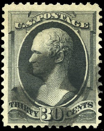 US Stamps Values Scott Catalogue # 143: 1870 30c Hamilton Grill. Matthew Bennett International, Sep 2011, Sale 338, Lot 1817