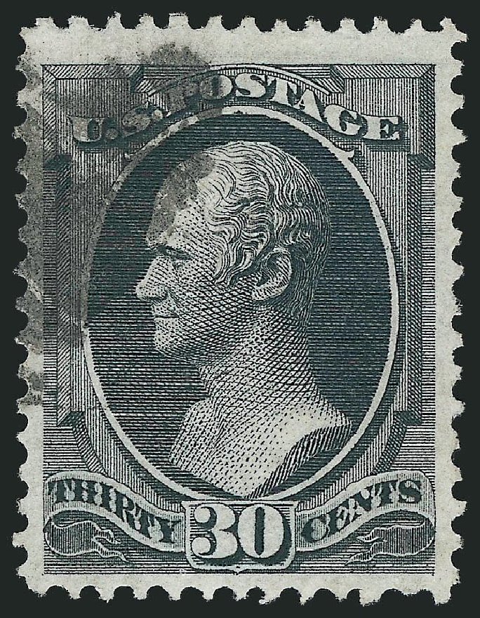 Costs of US Stamps Scott #143 - 30c 1870 Hamilton Grill. Robert Siegel Auction Galleries, Mar 2014, Sale 1067, Lot 1138