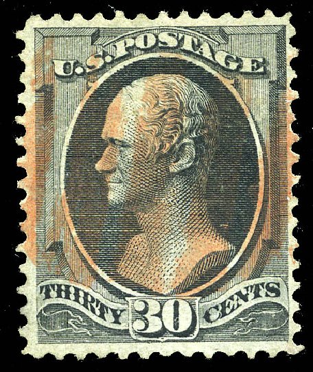 US Stamps Prices Scott Catalogue # 143: 1870 30c Hamilton Grill. Matthew Bennett International, May 2014, Sale 350, Lot 261