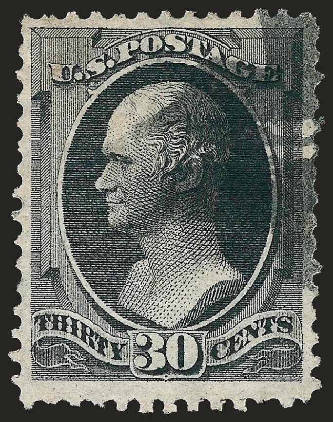 US Stamps Price Scott Catalog #143: 1870 30c Hamilton Grill. Robert Siegel Auction Galleries, Oct 2008, Sale 963, Lot 741