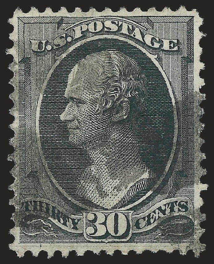US Stamp Price Scott Catalogue # 143 - 30c 1870 Hamilton Grill. Robert Siegel Auction Galleries, Jun 2010, Sale 992, Lot 2221