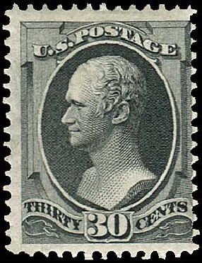 US Stamp Prices Scott Catalogue #143: 30c 1870 Hamilton Grill. Regency-Superior, Jan 2015, Sale 109, Lot 804