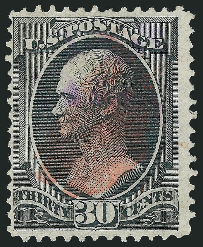 Cost of US Stamps Scott Cat. # 143 - 30c 1870 Hamilton Grill. Robert Siegel Auction Galleries, Mar 2012, Sale 1019, Lot 504