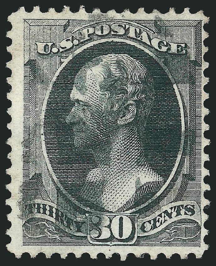 Cost of US Stamps Scott Catalog # 143 - 30c 1870 Hamilton Grill. Robert Siegel Auction Galleries, Dec 2012, Sale 1037, Lot 1714