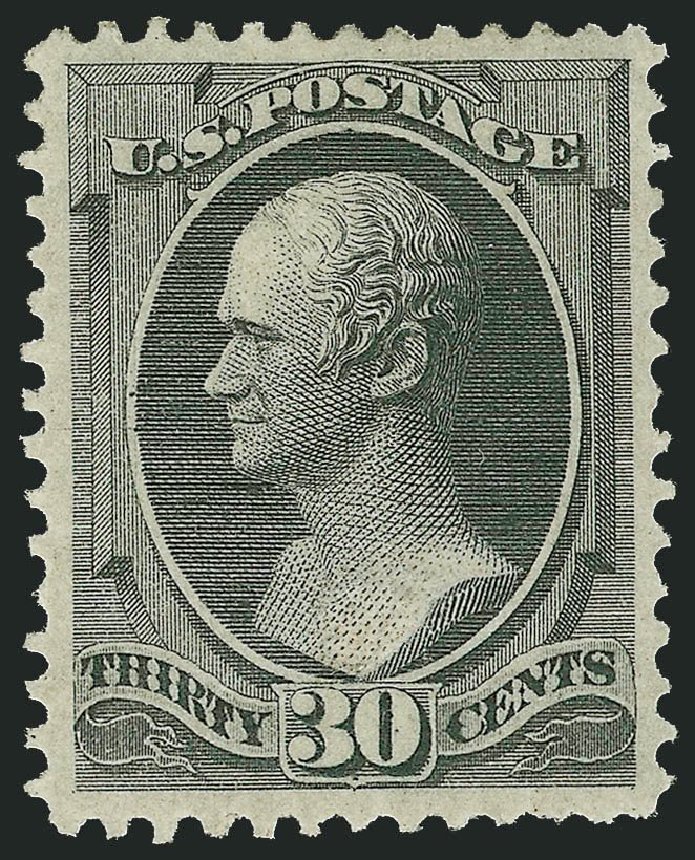 US Stamp Values Scott Cat. # 143 - 1870 30c Hamilton Grill. Robert Siegel Auction Galleries, Nov 2013, Sale 1057, Lot 714