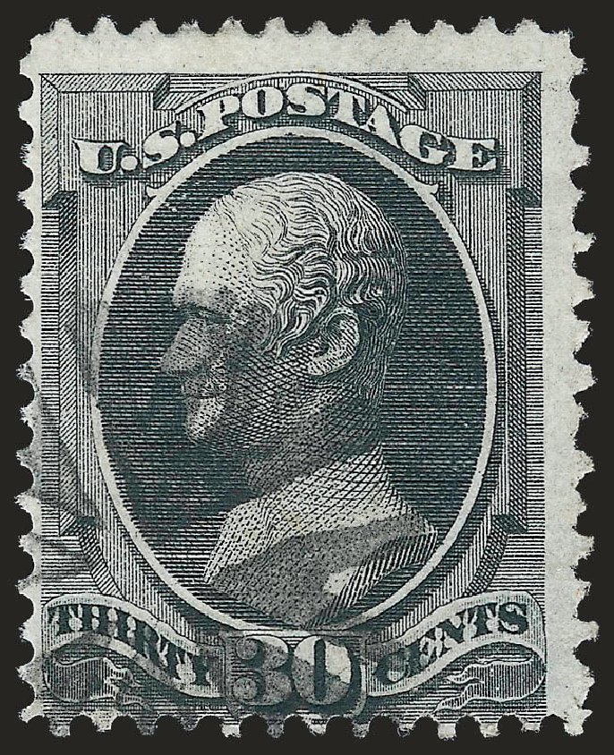 US Stamps Prices Scott Catalog #143: 30c 1870 Hamilton Grill. Robert Siegel Auction Galleries, Dec 2009, Sale 982, Lot 5434