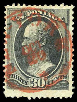 US Stamp Prices Scott Catalogue # 143: 30c 1870 Hamilton Grill. Matthew Bennett International, Mar 2011, Sale 337, Lot 2625