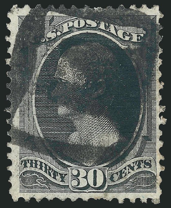 Cost of US Stamps Scott 143 - 1870 30c Hamilton Grill. Robert Siegel Auction Galleries, Nov 2013, Sale 1061, Lot 3585