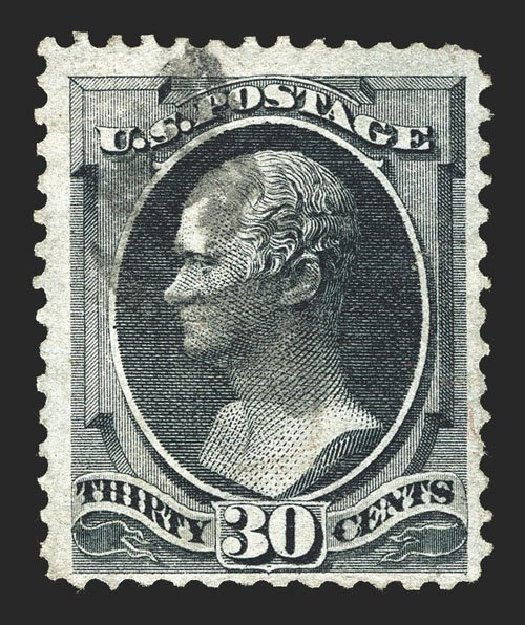 Value of US Stamps Scott Catalog # 143: 30c 1870 Hamilton Grill. Spink Shreves Galleries, Mar 2013, Sale 142, Lot 215