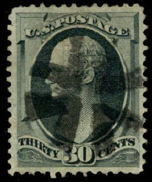 Prices of US Stamps Scott Catalog # 143 - 30c 1870 Hamilton Grill. Daniel Kelleher Auctions, Apr 2013, Sale 636, Lot 162