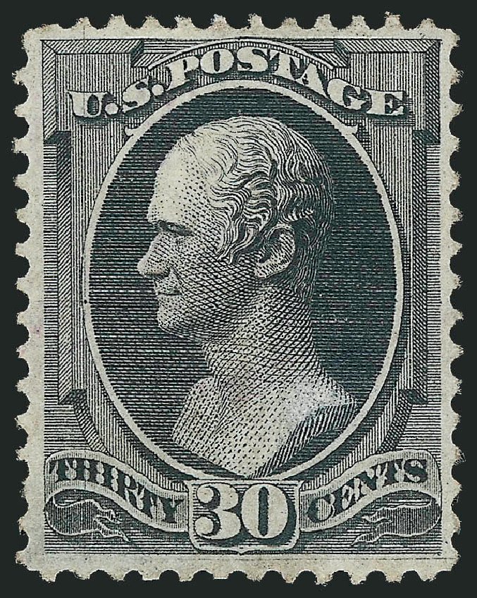 Value of US Stamps Scott Catalogue #143 - 1870 30c Hamilton Grill. Robert Siegel Auction Galleries, Oct 2011, Sale 1014, Lot 1382