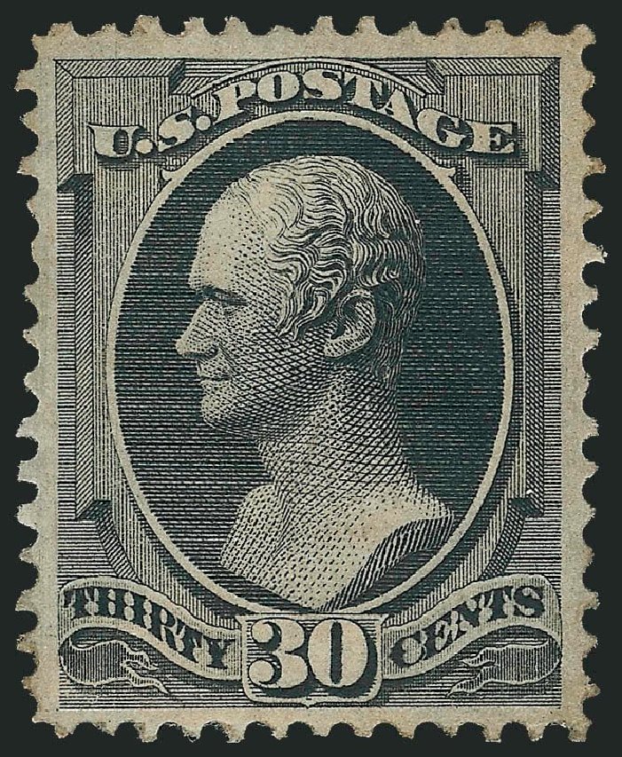 US Stamp Prices Scott #143: 1870 30c Hamilton Grill. Robert Siegel Auction Galleries, Nov 2013, Sale 1057, Lot 712