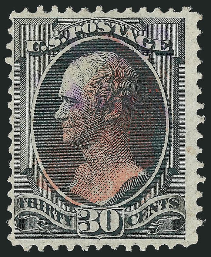Costs of US Stamp Scott #143: 30c 1870 Hamilton Grill. Robert Siegel Auction Galleries, Oct 2011, Sale 1014, Lot 1383