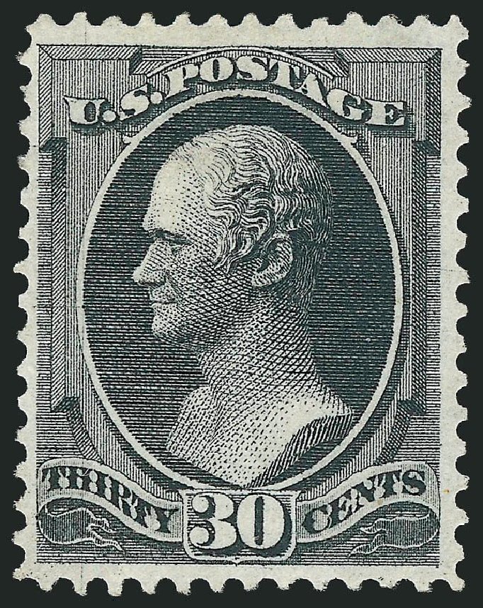 US Stamp Prices Scott 143: 1870 30c Hamilton Grill. Robert Siegel Auction Galleries, Jul 2013, Sale 1050, Lot 273