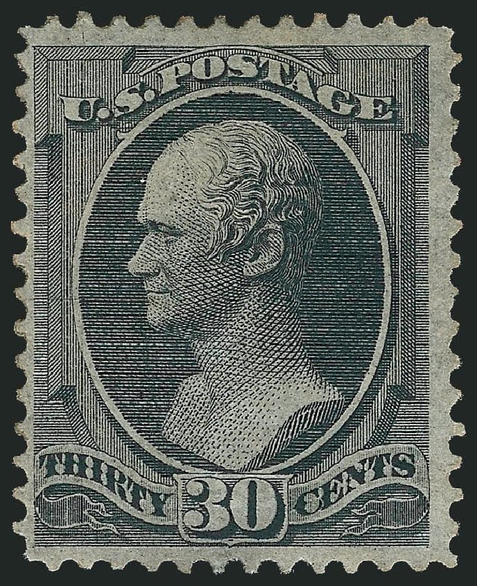 US Stamps Values Scott Cat. 143 - 1870 30c Hamilton Grill. Robert Siegel Auction Galleries, Nov 2013, Sale 1057, Lot 713