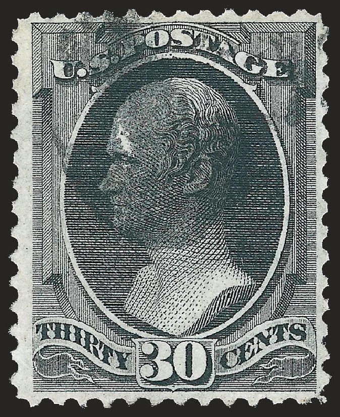Costs of US Stamps Scott Cat. 143 - 30c 1870 Hamilton Grill. Robert Siegel Auction Galleries, Dec 2009, Sale 982, Lot 5433