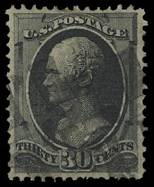 US Stamps Prices Scott Catalogue #143: 1870 30c Hamilton Grill. Daniel Kelleher Auctions, Jul 2011, Sale 625, Lot 776