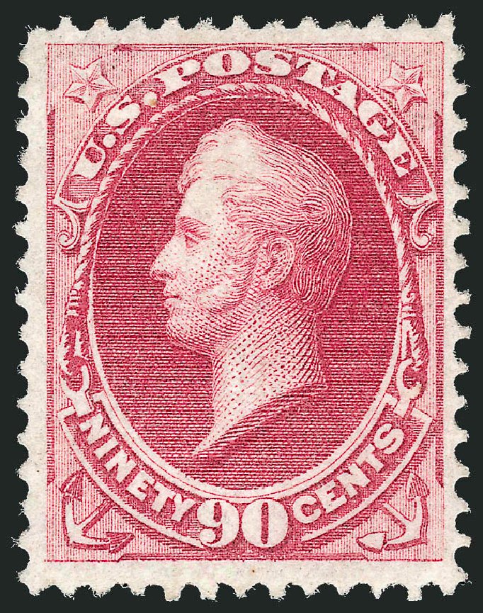 Prices of US Stamp Scott Catalogue #144: 90c 1870 Perry Grill. Robert Siegel Auction Galleries, Jun 2012, Sale 1025, Lot 168