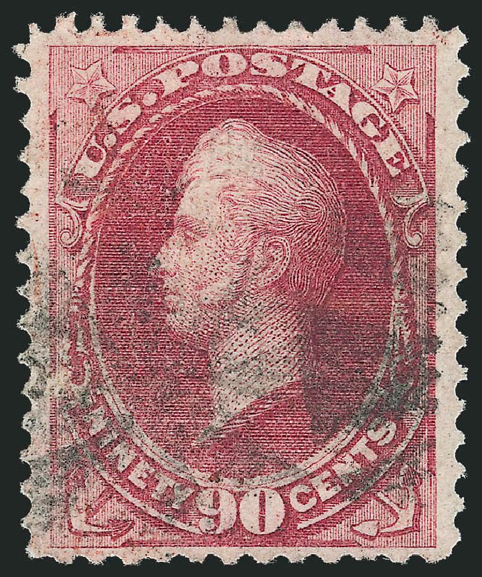 Value of US Stamp Scott Cat. # 144 - 1870 90c Perry Grill. Robert Siegel Auction Galleries, Oct 2010, Sale 997, Lot 5558