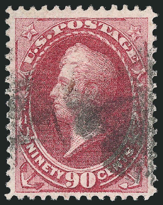 Price of US Stamps Scott Catalogue 144: 90c 1870 Perry Grill. Robert Siegel Auction Galleries, Mar 2013, Sale 1040, Lot 1399
