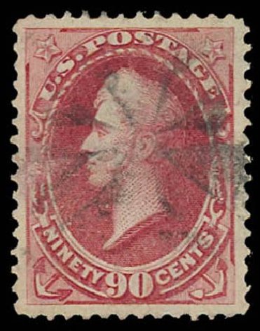 Cost of US Stamp Scott Catalogue 144: 1870 90c Perry Grill. Daniel Kelleher Auctions, Oct 2011, Sale 626, Lot 160