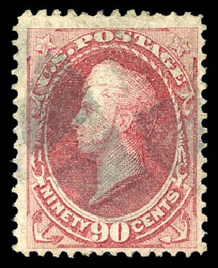 Cost of US Stamps Scott Catalogue 144 - 90c 1870 Perry Grill. Matthew Bennett International, Sep 2010, Sale 333, Lot 3534