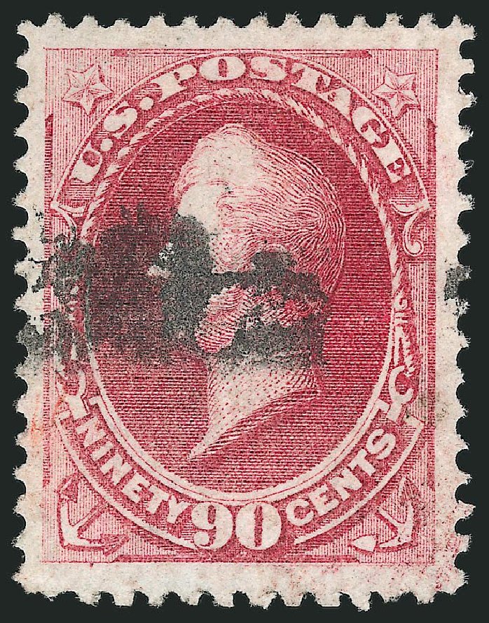 Cost of US Stamps Scott # 144: 90c 1870 Perry Grill. Robert Siegel Auction Galleries, Jul 2013, Sale 1050, Lot 276
