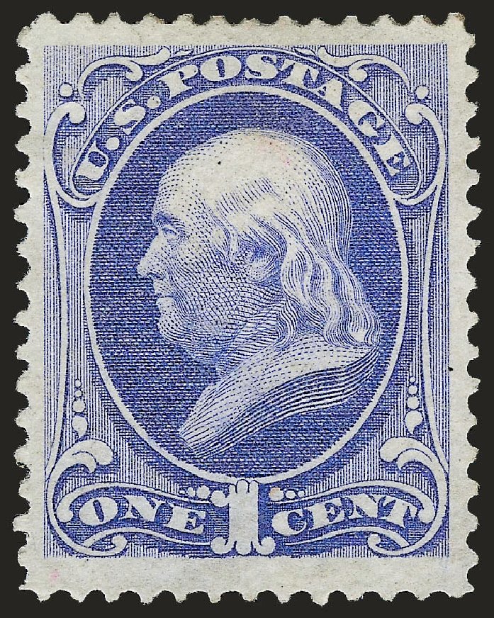 Costs of US Stamps Scott Catalog #145: 1c 1870 Franklin Without Grill. Robert Siegel Auction Galleries, Jun 2010, Sale 992, Lot 2224