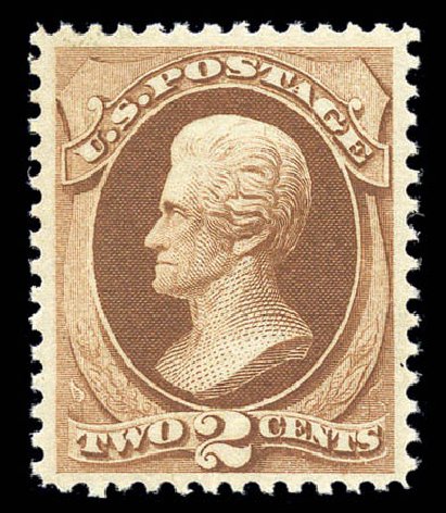 US Stamps Price Scott # 146: 1870 2c Jackson Without Grill. Matthew Bennett International, Sep 2010, Sale 331, Lot 512