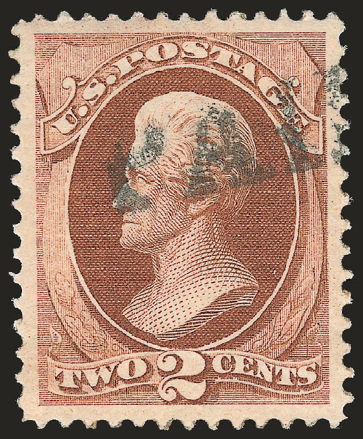 Value of US Stamp Scott Catalogue # 146 - 2c 1870 Jackson Without Grill. Robert Siegel Auction Galleries, Dec 2008, Sale 967, Lot 4273
