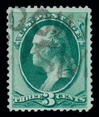 US Stamps Prices Scott # 147 - 1870 3c Washington Without Grill. Matthew Bennett International, Dec 2007, Sale 323, Lot 337