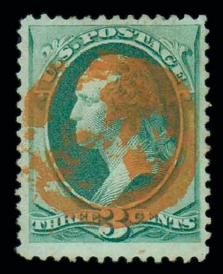 Costs of US Stamp Scott Catalogue # 147: 1870 3c Washington Without Grill. Matthew Bennett International, Dec 2007, Sale 323, Lot 338