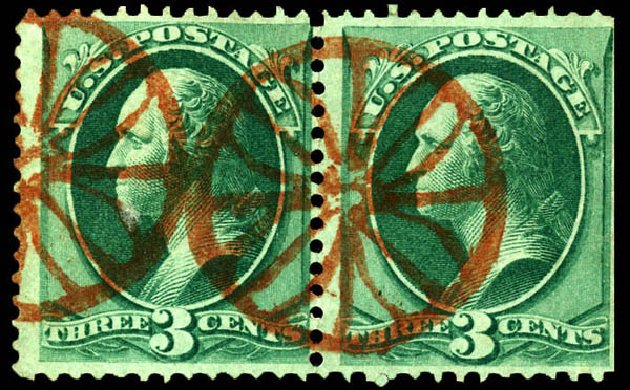 US Stamps Value Scott 147 - 3c 1870 Washington Without Grill. Matthew Bennett International, Dec 2008, Sale 330, Lot 1620
