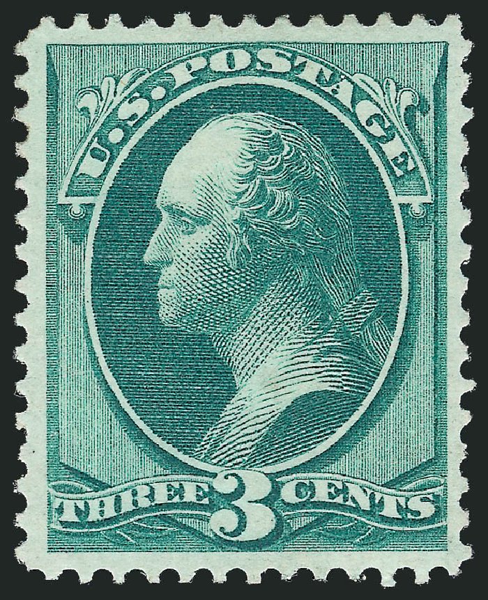 US Stamps Price Scott Catalogue #147 - 3c 1870 Washington Without Grill. Robert Siegel Auction Galleries, Oct 2010, Sale 997, Lot 5560