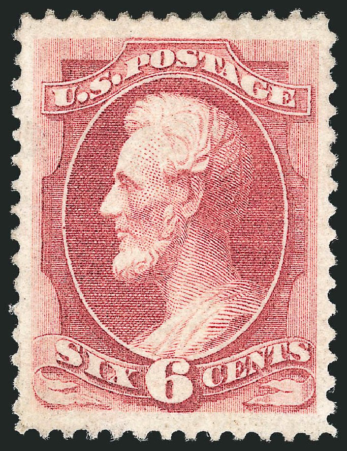Prices of US Stamp Scott Cat. #148 - 1870 6c Lincoln Without Grill. Robert Siegel Auction Galleries, Oct 2012, Sale 1033, Lot 4084