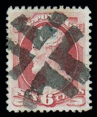 Values of US Stamp Scott Catalogue # 148 - 6c 1870 Lincoln Without Grill. Matthew Bennett International, Dec 2007, Sale 323, Lot 345