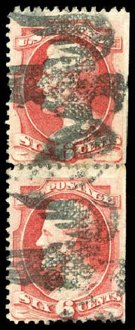 Value of US Stamps Scott Catalogue # 148: 6c 1870 Lincoln Without Grill. Matthew Bennett International, Dec 2008, Sale 330, Lot 1625
