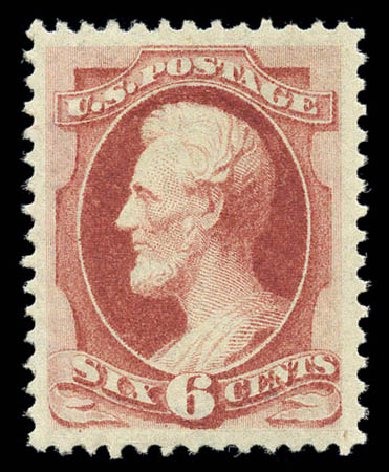 US Stamp Value Scott #148 - 1870 6c Lincoln Without Grill. Matthew Bennett International, Sep 2010, Sale 331, Lot 513