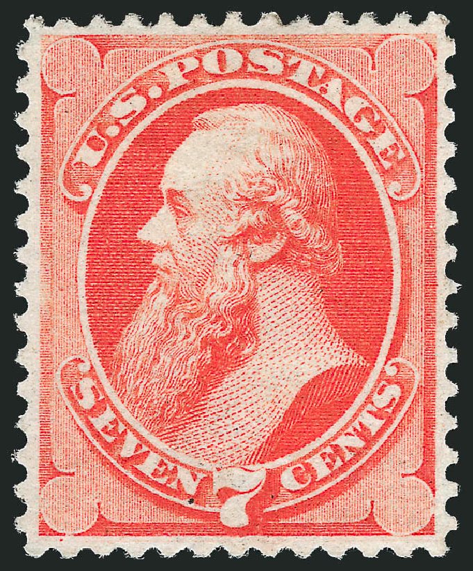 US Stamp Price Scott Catalog # 149: 7c 1871 Stanton Without Grill. Robert Siegel Auction Galleries, Mar 2011, Sale 1007, Lot 2341
