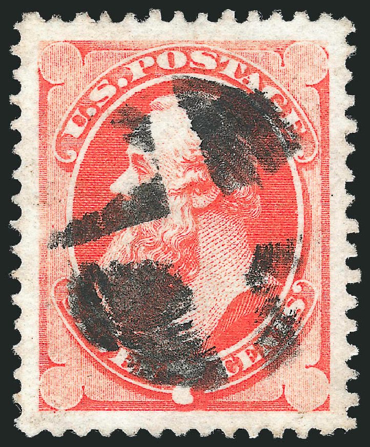 US Stamp Price Scott 149 - 7c 1871 Stanton Without Grill. Robert Siegel Auction Galleries, Nov 2012, Sale 1034, Lot 153